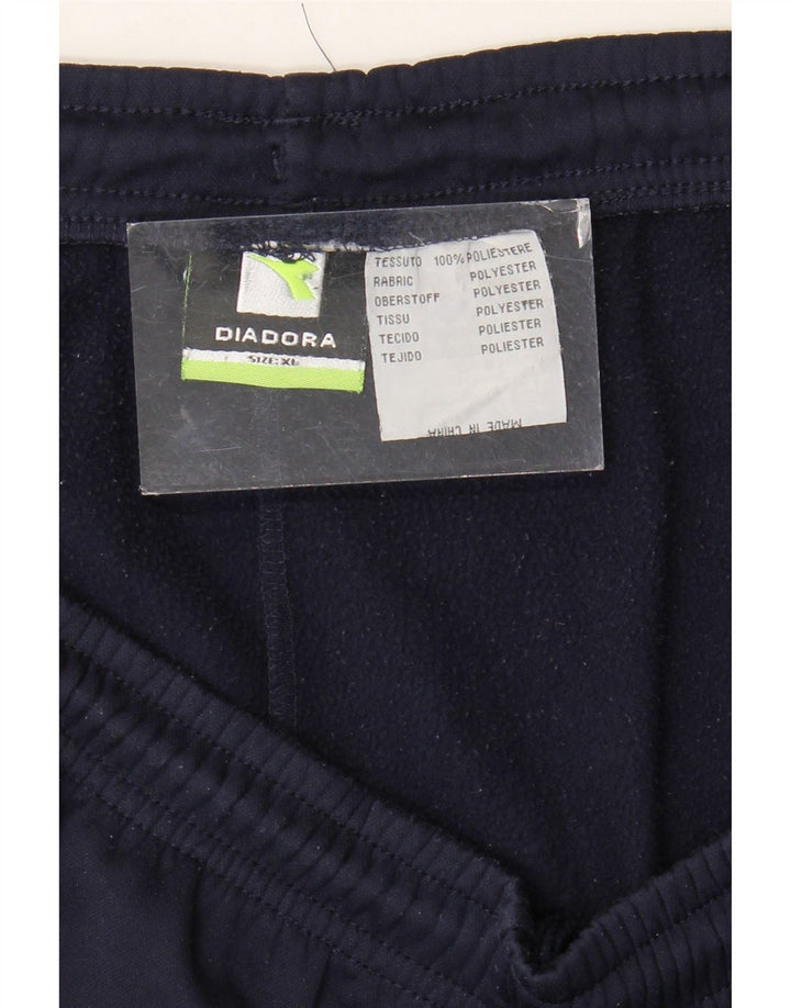 Diadora Mens Sport Shorts XL  Navy Blue Colourblock Polyester