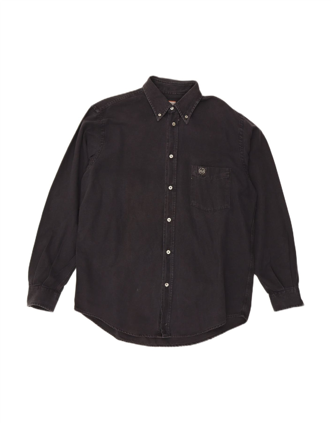 MURPHY & NYE Mens Shirt Large Black Cotton