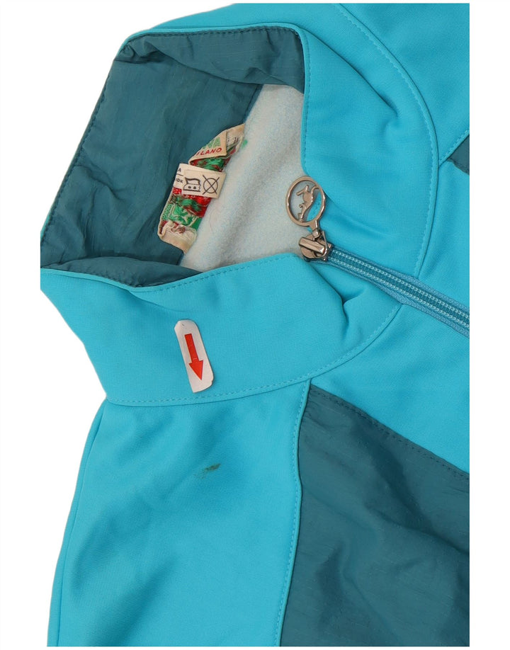 AUSTRALIAN L'ALPINA Mens Tracksuit Top Jacket IT 50 Medium Blue Colourblock