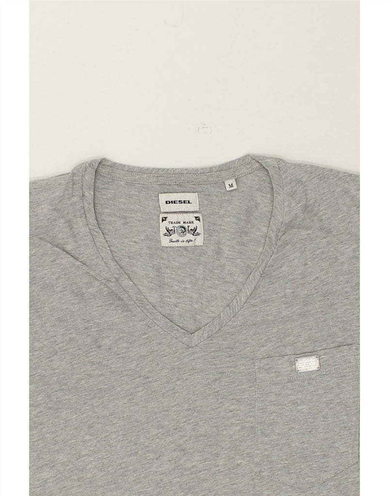 DIESEL Mens T-Shirt Top Medium Grey Cotton | Vintage Diesel | Thrift | Second-Hand Diesel | Used Clothing | Messina Hembry 