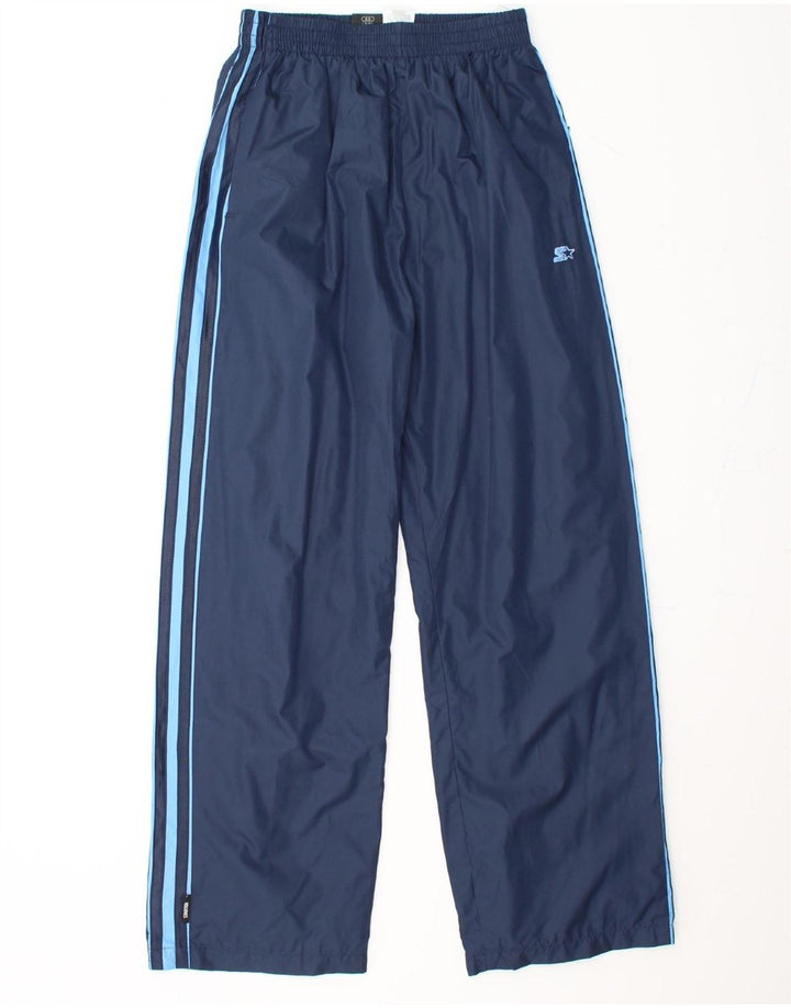 STARTER Boys Tracksuit Trousers 15-16 Years XL Navy Blue Polyester Vintage Starter and Second-Hand Starter from Messina Hembry 
