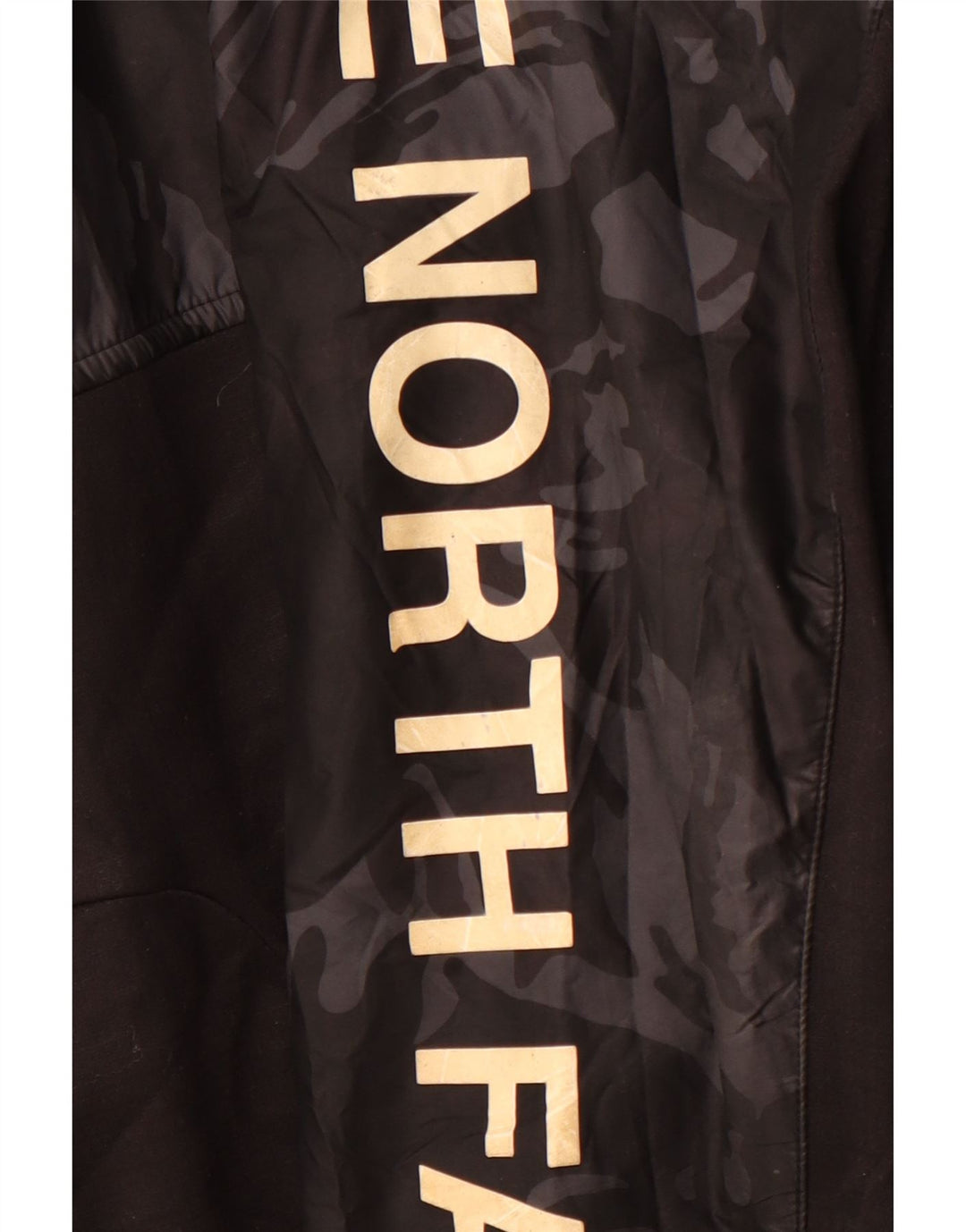 THE NORTH FACE Mens Graphic Zip Hoodie Sweater Small Black Sports