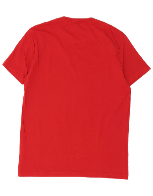 Gas Mens Graphic T-Shirt Top Small Red Cotton