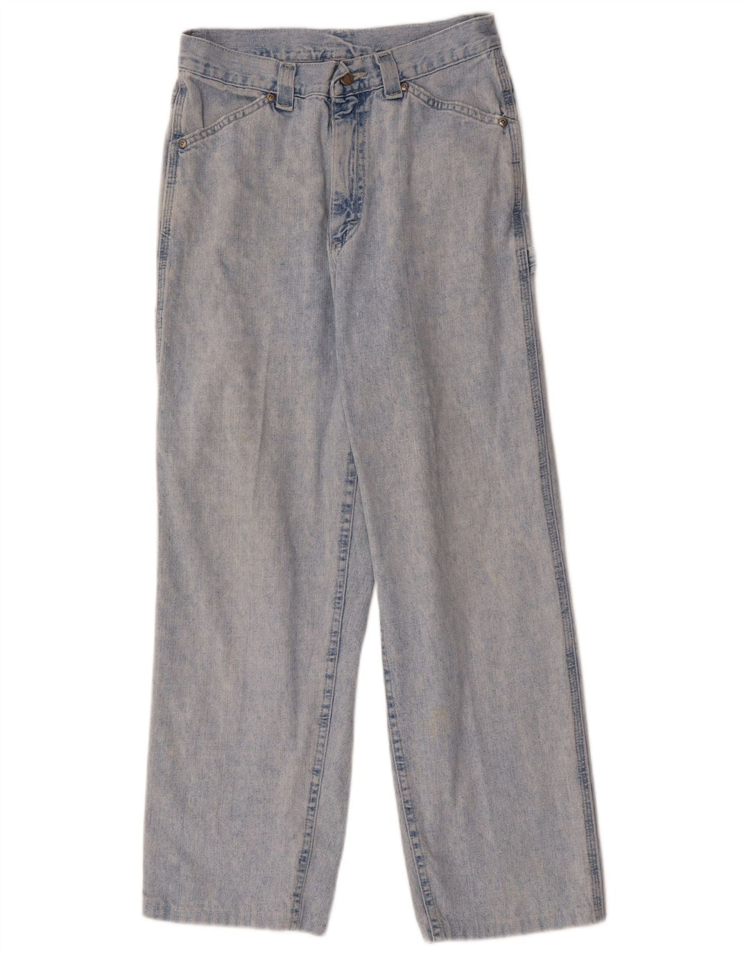 LEE Womens Cargo Loose Jeans W28 L28 Blue Cotton
