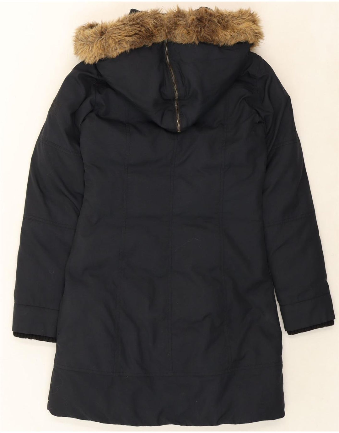 PEPE JEANS Womens Hooded Padded Coat UK 6 XS Black Polyester Vintage PEPE Jeans and Second-Hand PEPE Jeans from Messina Hembry 