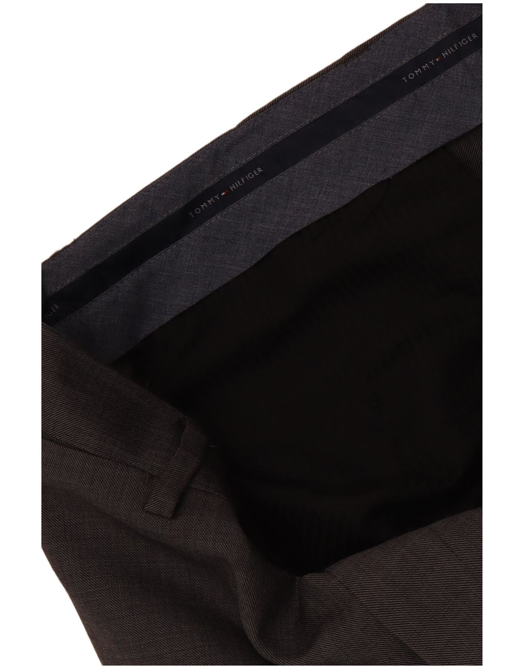 Tommy Hilfiger Mens Straight Suit Trousers W32 L30 Grey