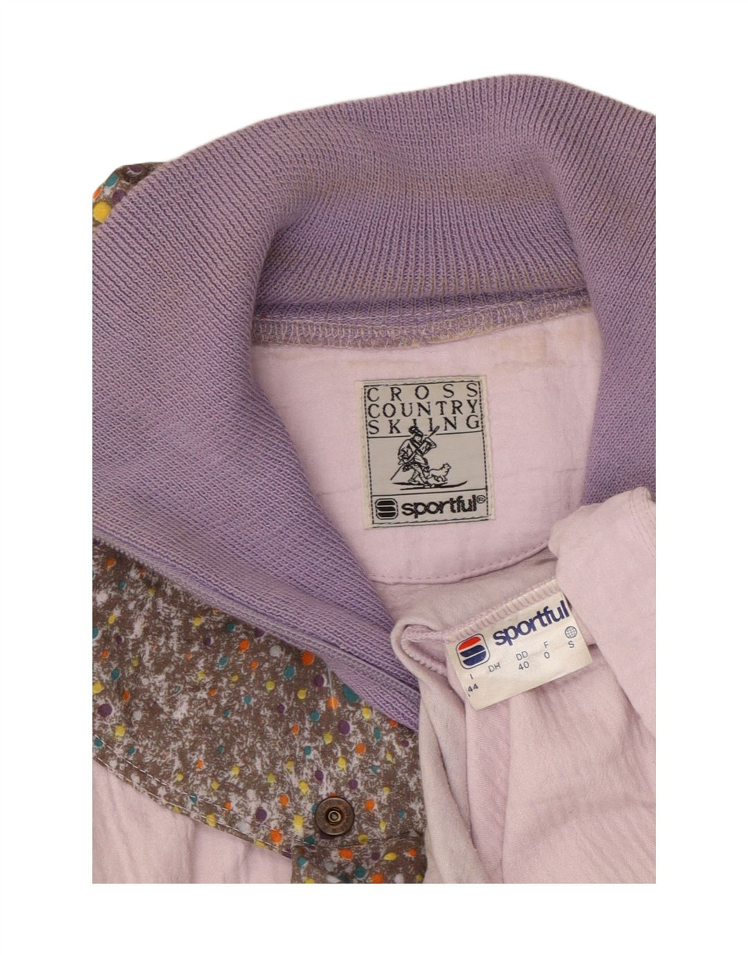 CROSS COUNTRY Womens Anorak Jacket IT 44 Medium Purple Colourblock