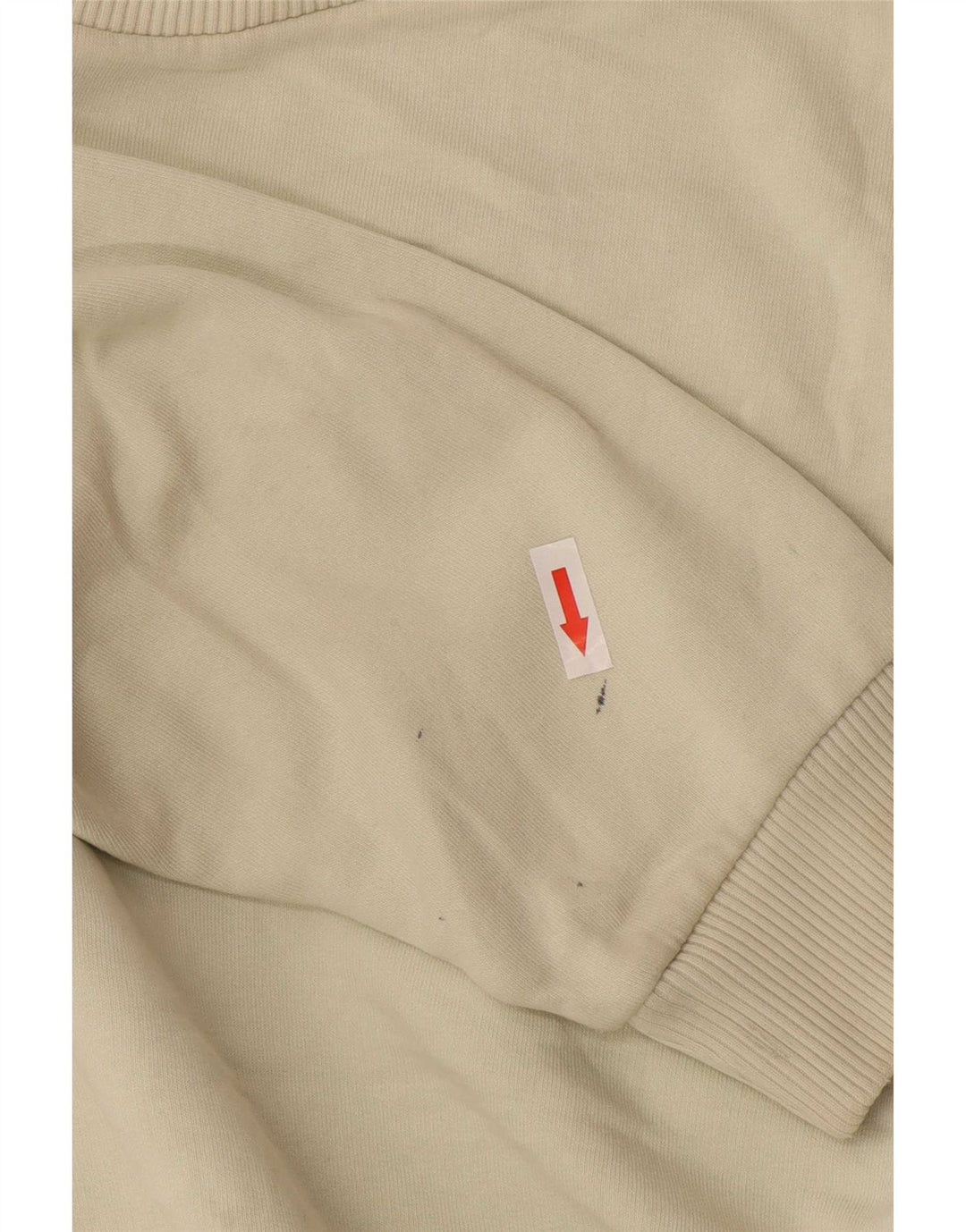 The North Face Womens Sweatshirt Jumper UK 14 Medium Off White Cotton