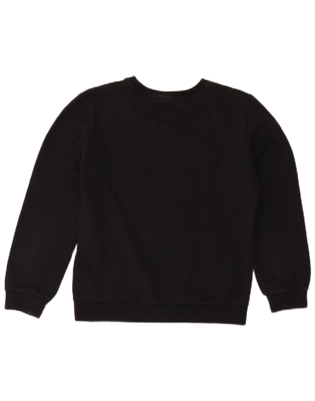 Puma Boys Graphic Sweatshirt Jumper 13-14 Years Black Cotton