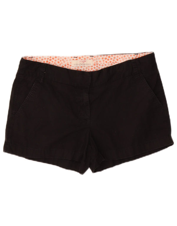 J. Crew Womens Broken In Chino Shorts US 6 Medium W32 Black Cotton