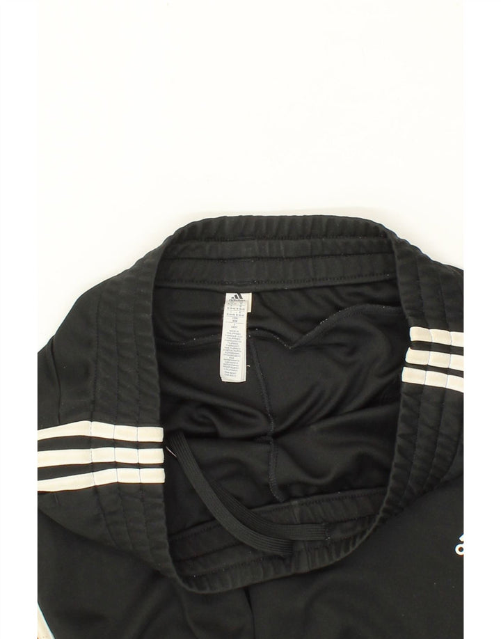 ADIDAS Womens Tracksuit Trousers UK 12/14 Medium  Black Polyester Vintage Adidas and Second-Hand Adidas from Messina Hembry 