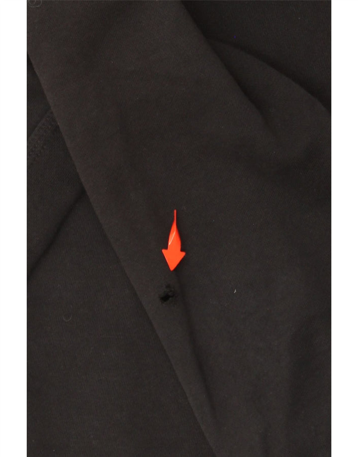 NIKE Boys Hoodie Jumper 12-13 Years Large Black Cotton