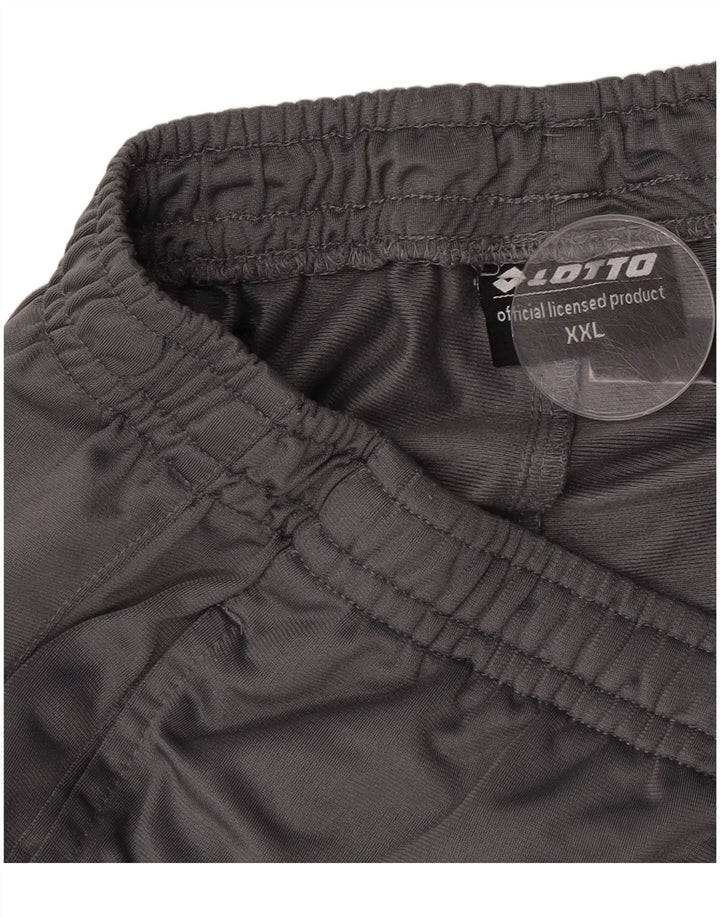 Lotto Mens Tracksuit Trousers Joggers 2XL  Grey Polyester