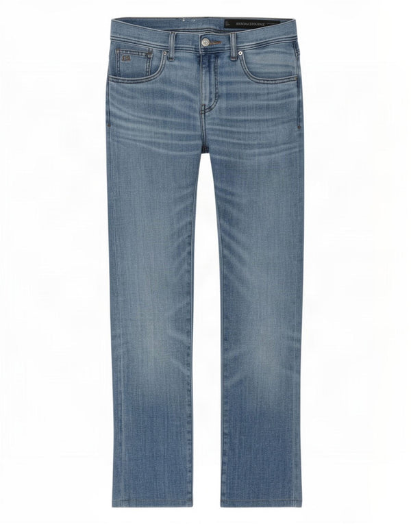 Armani Womens Slim Jeans W30 L29 Blue Cotton