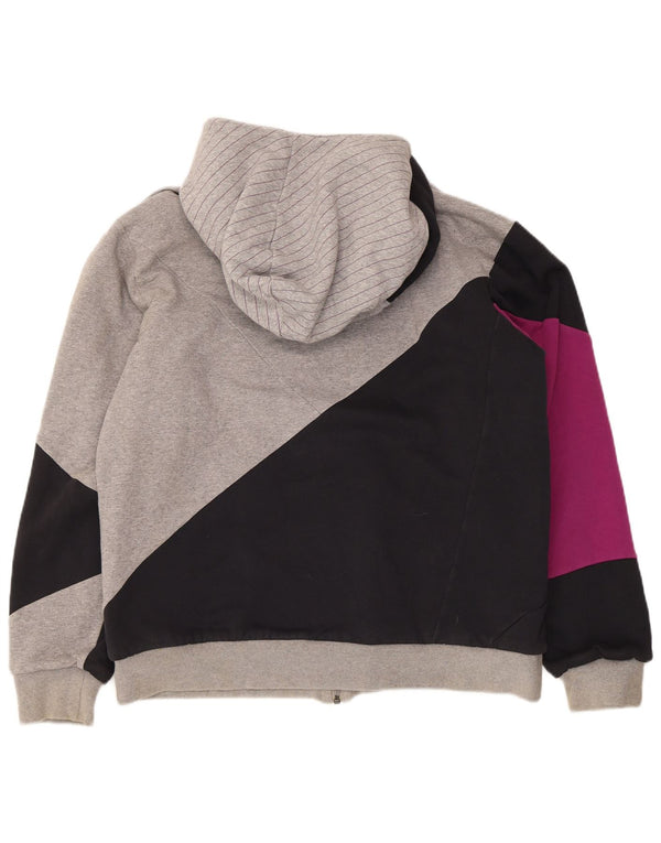 Nike Mens Zip Hoodie Sweater UK 42/44 Large Multicoloured Colourblock