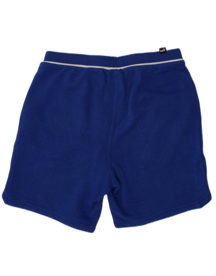 PUMA Boys Sport Shorts 13-14 Years  Blue Cotton