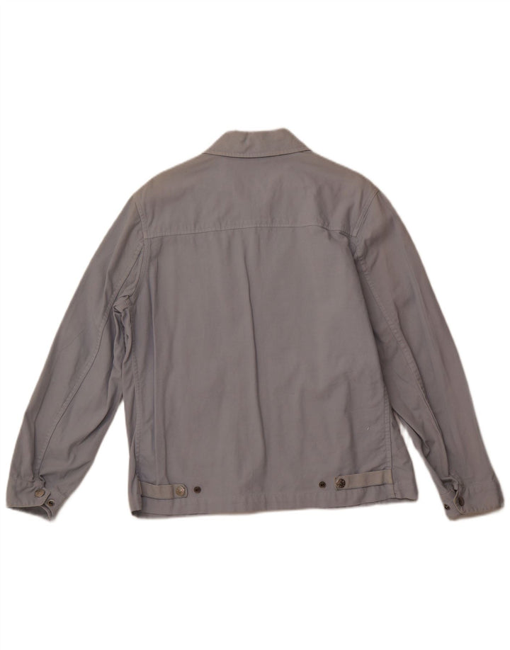 MURPHY & NYE Womens Bomber Jacket UK 16 Large Blue Cotton