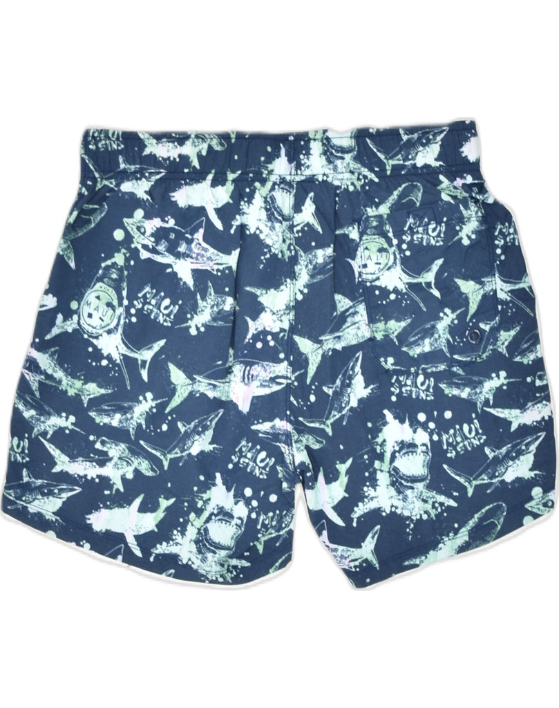 MAUI AND SONS Mens Swimwear Small Blue Animal Print Polyamide | Vintage | Thrift | Second-Hand | Used Clothing | Messina Hembry 