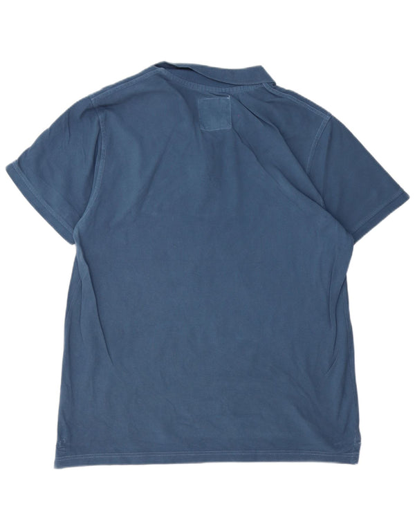 Crew Clothing Mens Polo Shirt XL Navy Blue Cotton