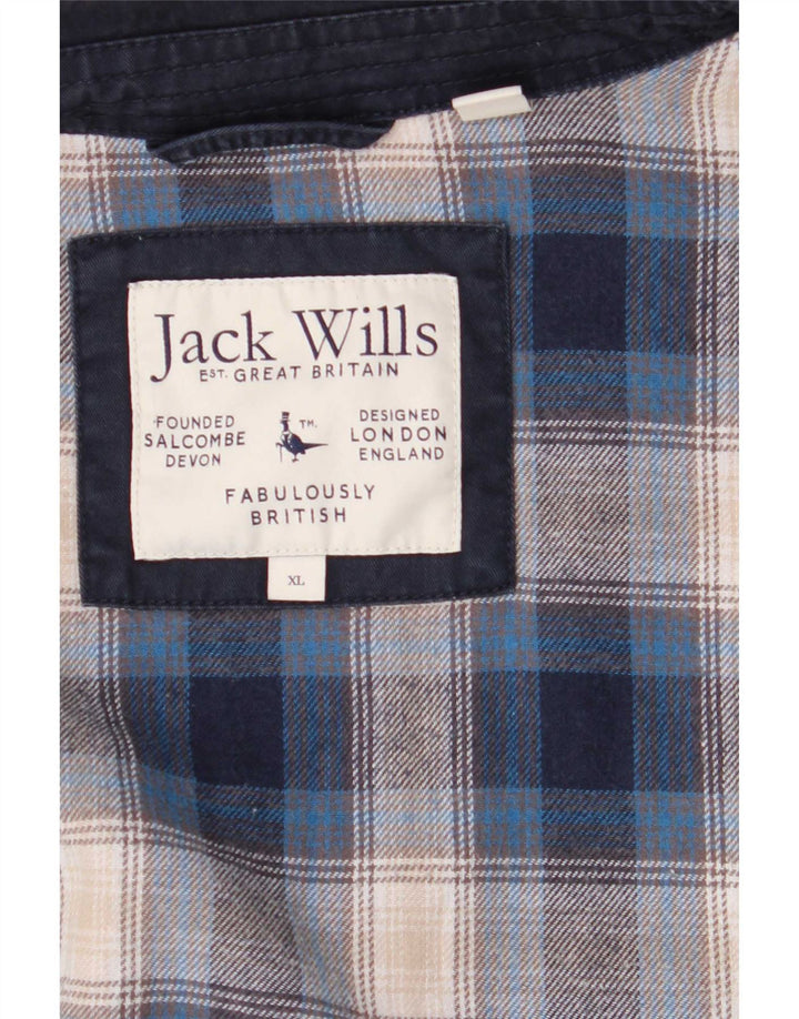 Jack Wills Mens Bomber Jacket UK 42 XL Navy Blue