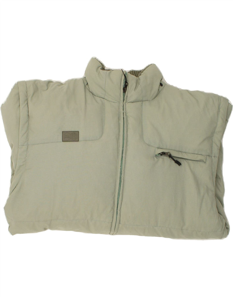 FILA Mens Padded Jacket UK 44 2XL Green Polyamide | Vintage Fila | Thrift | Second-Hand Fila | Used Clothing | Messina Hembry 