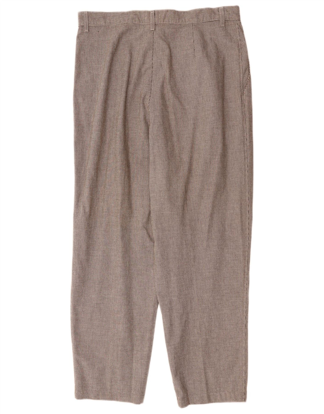 LEE Womens Pegged Chino Trousers US 18 2XL W36 L28 Brown Houndstooth