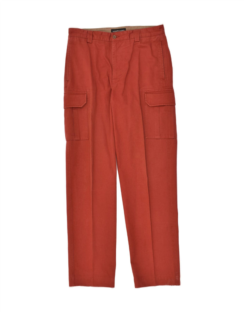 MARLBORO CLASSICS Mens Straight Cargo Trousers EU 50 Large W32 L32 Orange | Vintage Marlboro Classics | Thrift | Second-Hand Marlboro Classics | Used Clothing | Messina Hembry 