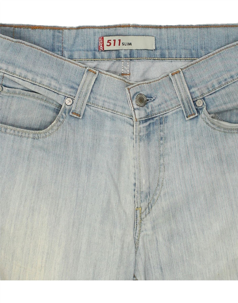 LEVI'S Mens 511 Slim Jeans W33 L34  Blue Cotton | Vintage Levi's | Thrift | Second-Hand Levi's | Used Clothing | Messina Hembry 