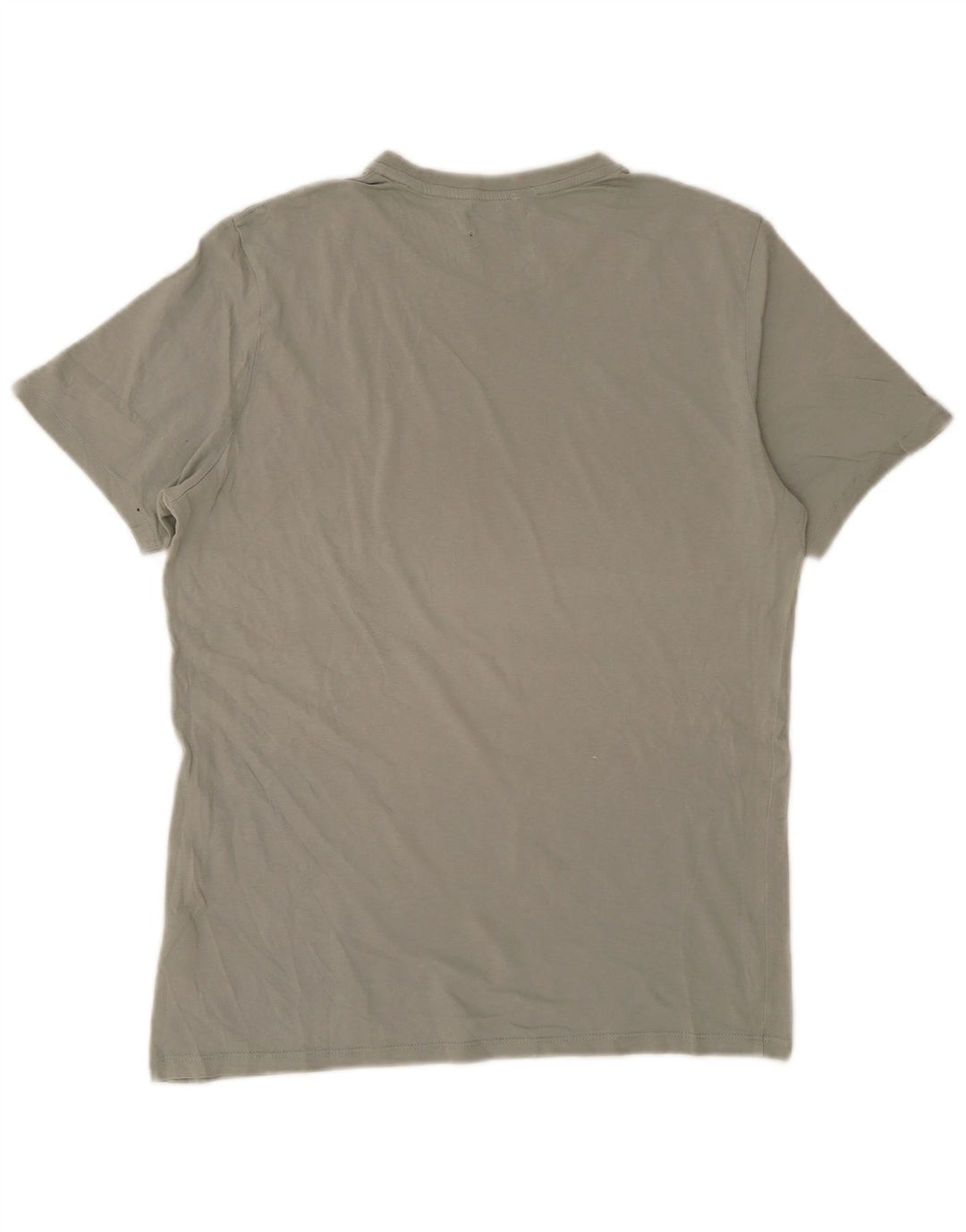 CALVIN KLEIN Mens T-Shirt Top Small Grey Cotton
