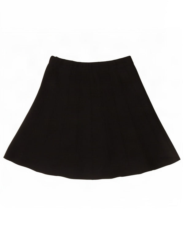 Zara Womens A-Line Skirt Medium W28 Black Viscose