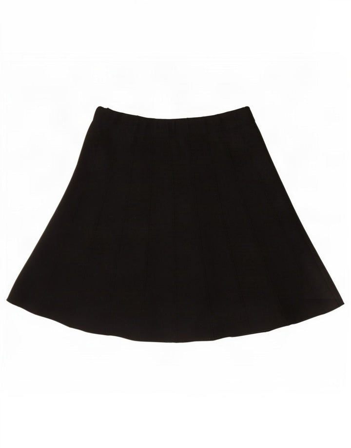 Zara Womens A-Line Skirt Medium W28 Black Viscose