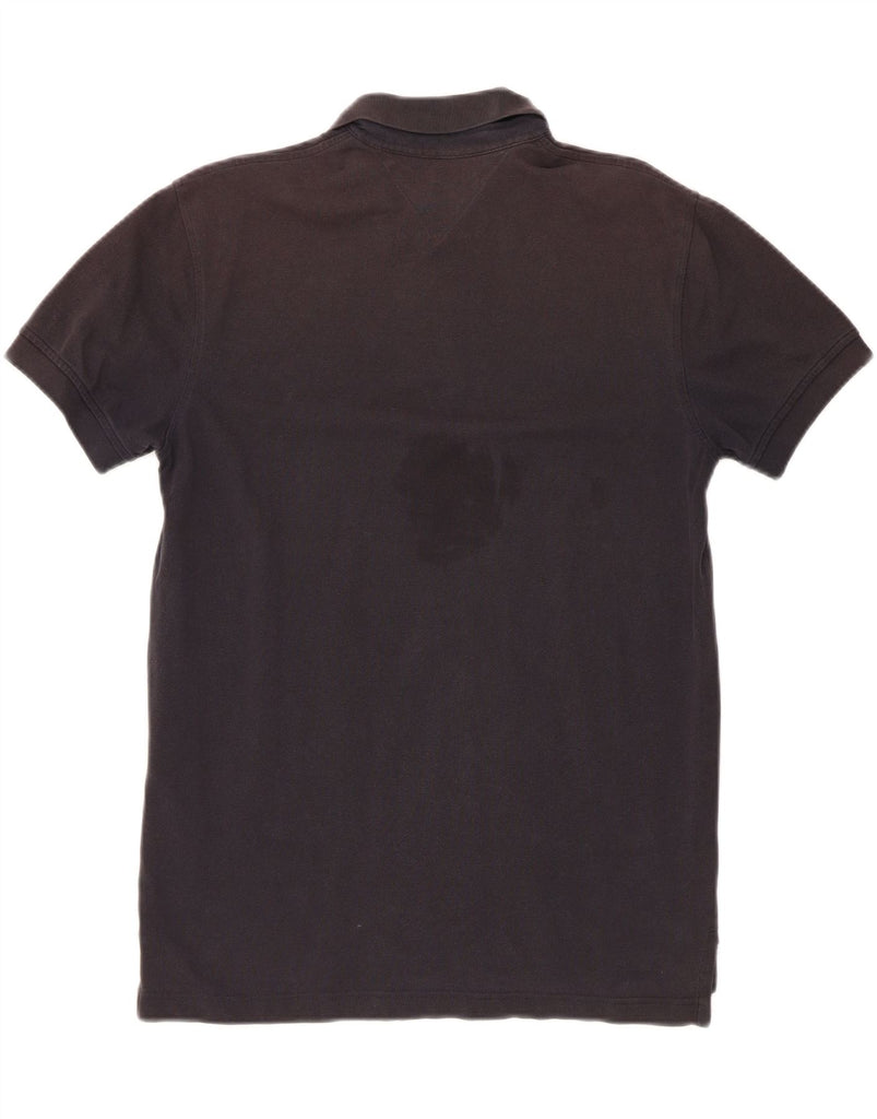 TOMMY HILFIGER Mens Polo Shirt Medium Navy Blue Cotton Vintage Tommy Hilfiger and Second-Hand Tommy Hilfiger from Messina Hembry 