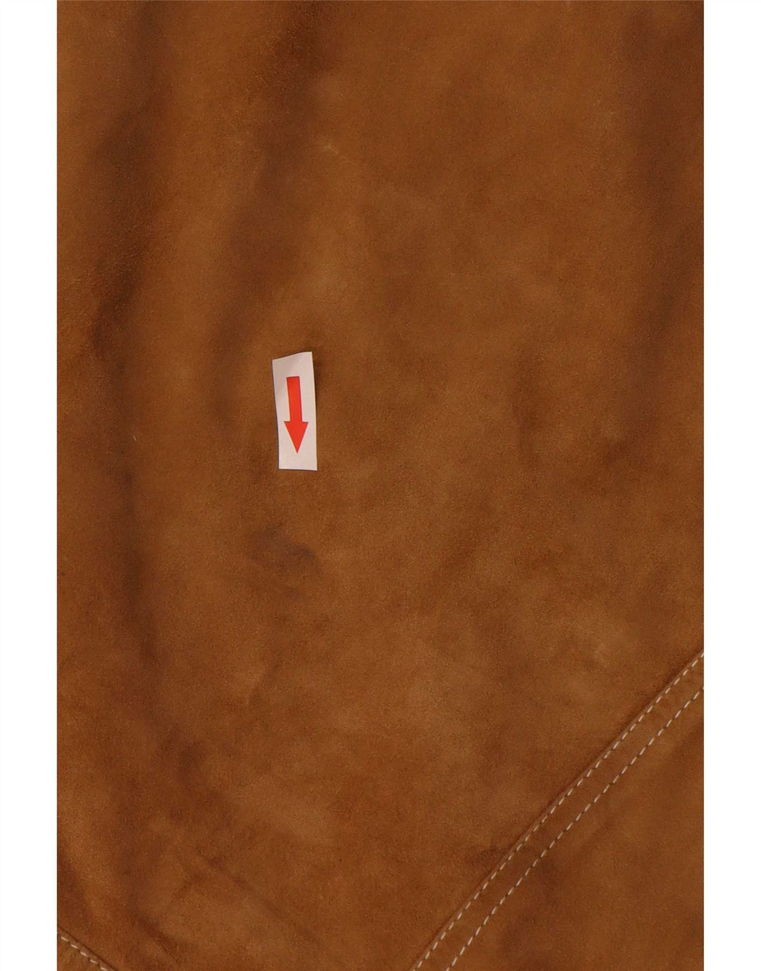 Vintage Mens Suede Jacket IT 52 XL Beige Leather