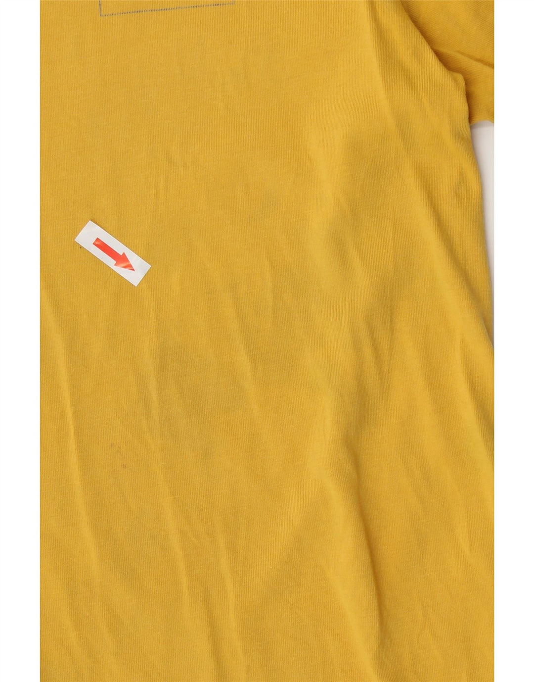 Billabong Womens Graphic T-Shirt Top UK 12 Medium Yellow Cotton