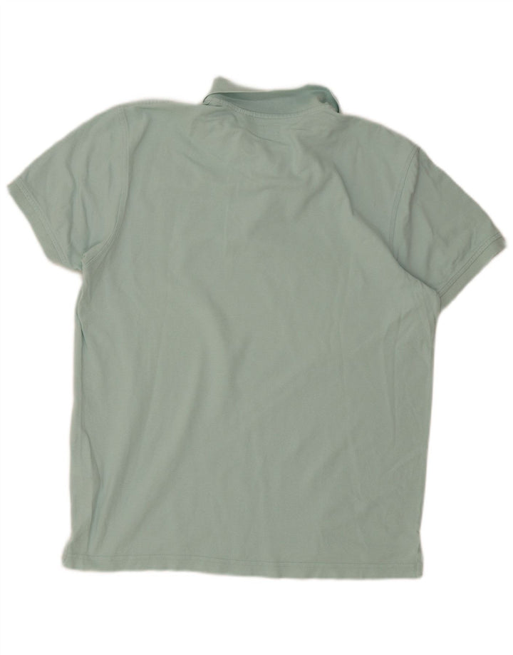 Levi's Mens Standard Polo Shirt Large Turquoise Cotton