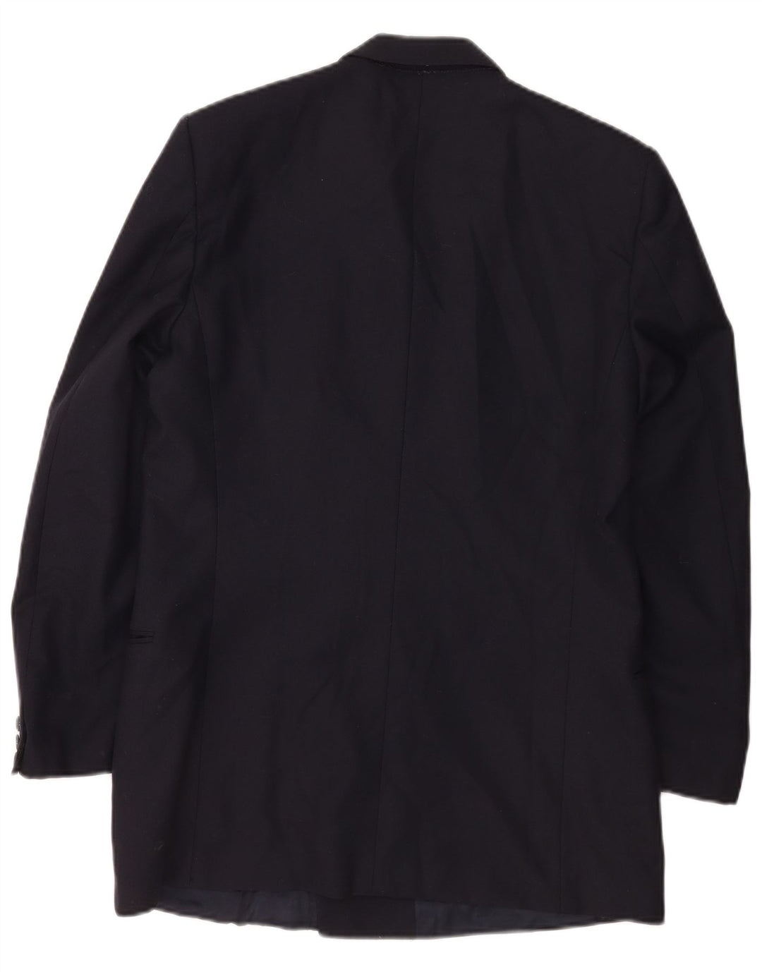 Vintage Mens Double Breasted Blazer Jacket IT 50 Large Navy Blue