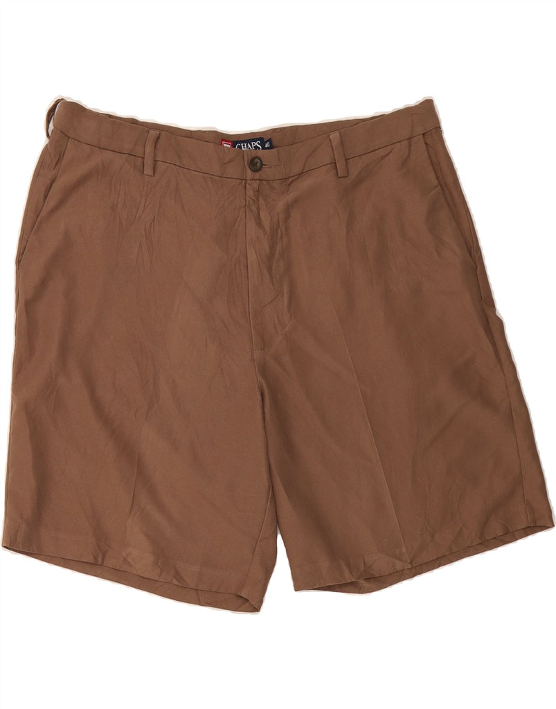 CHAPS Mens Chino Shorts W40 XL Brown Polyester Vintage Chaps and Second-Hand Chaps from Messina Hembry 