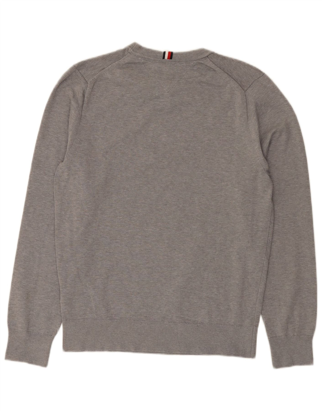 TOMMY HILFIGER Mens Sweatshirt Jumper Medium Grey Cotton