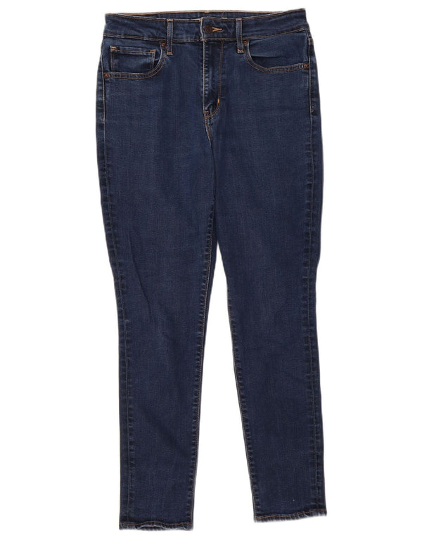 Levi's Womens Skinny Jeans W28 L28 Navy Blue Cotton