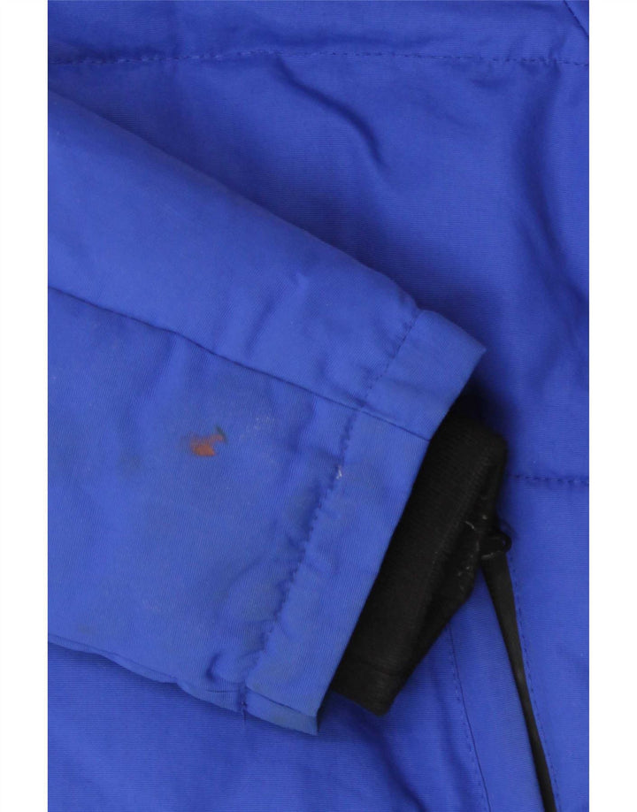 Superdry Womens Everest Mountain Parka Padded Jacket UK 12 Medium Blue