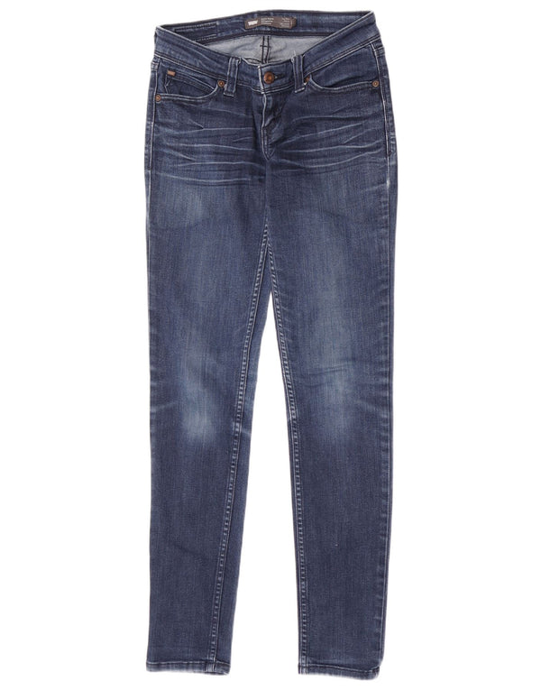 Levi's Womens Demi Curve Skinny Jeans W25 L30 Blue Cotton