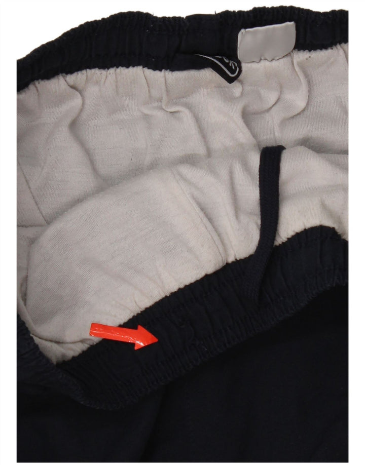 Reebok Mens Graphic Tracksuit Trousers Joggers Medium Navy Blue Polyester