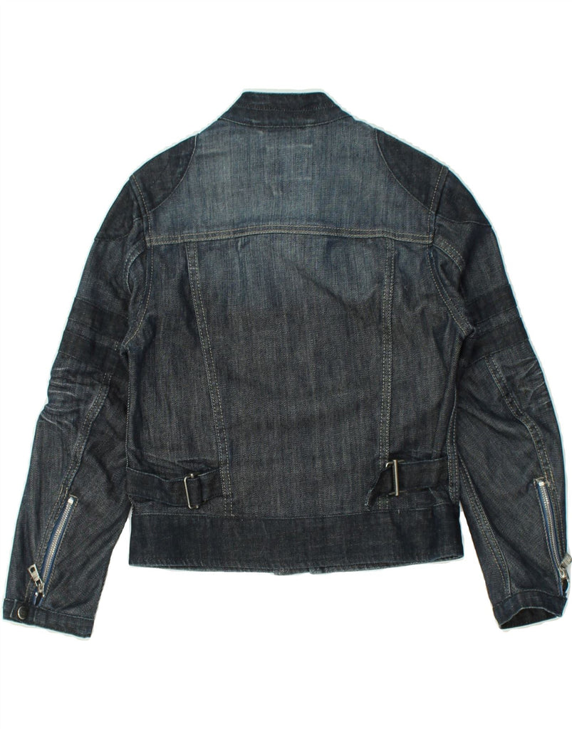 GAS Boys Denim Jacket 7-8 Years Navy Blue Cotton | Vintage Gas | Thrift | Second-Hand Gas | Used Clothing | Messina Hembry 