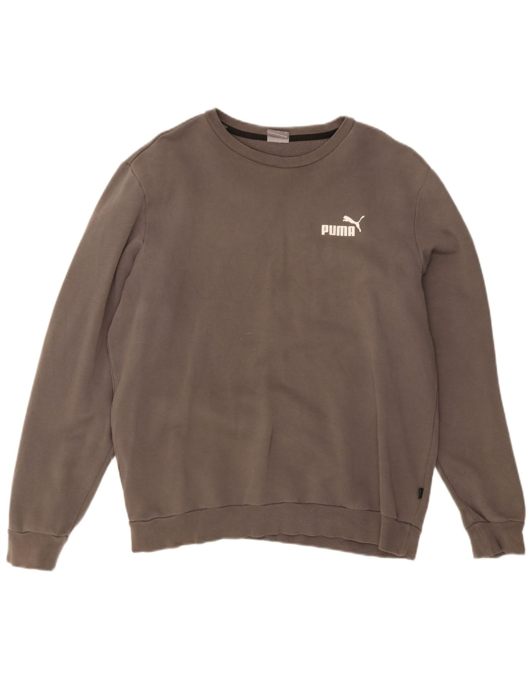 Puma Mens Sweatshirt Jumper Large Grey