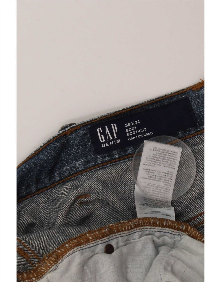 Gap Mens Bootcut Jeans W36 L34 Blue Cotton