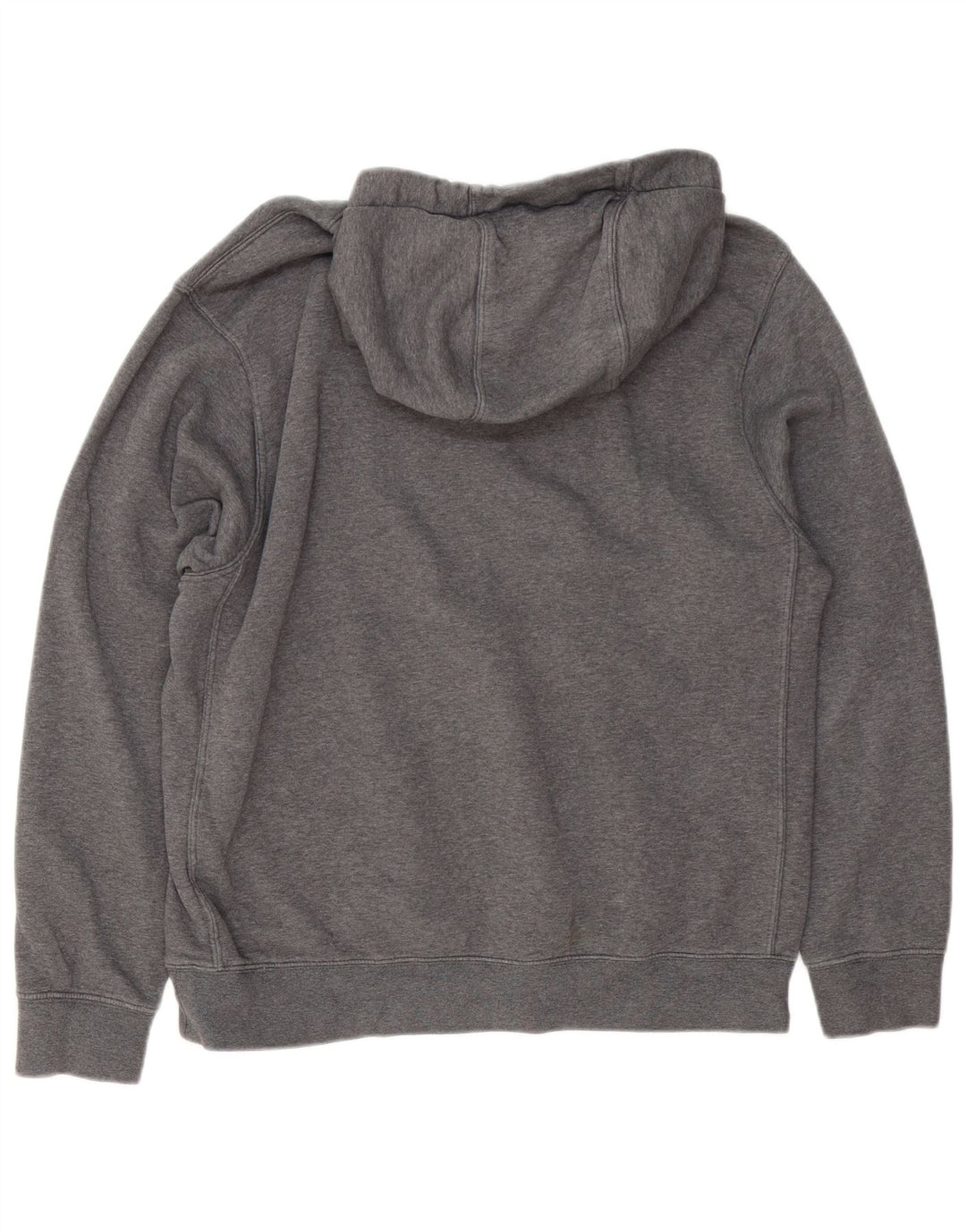 Nike Mens Hoodie Jumper Medium Grey Flecked Cotton