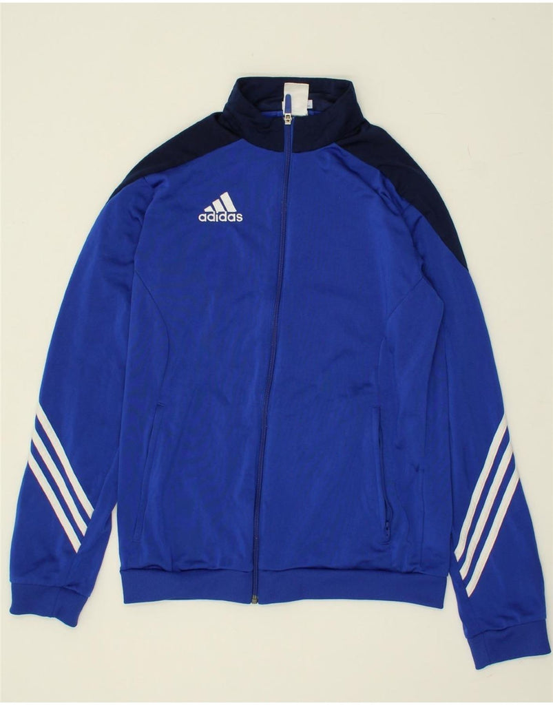 ADIDAS Mens Tracksuit Top Jacket Small Blue Colourblock Polyester | Vintage Adidas | Thrift | Second-Hand Adidas | Used Clothing | Messina Hembry 