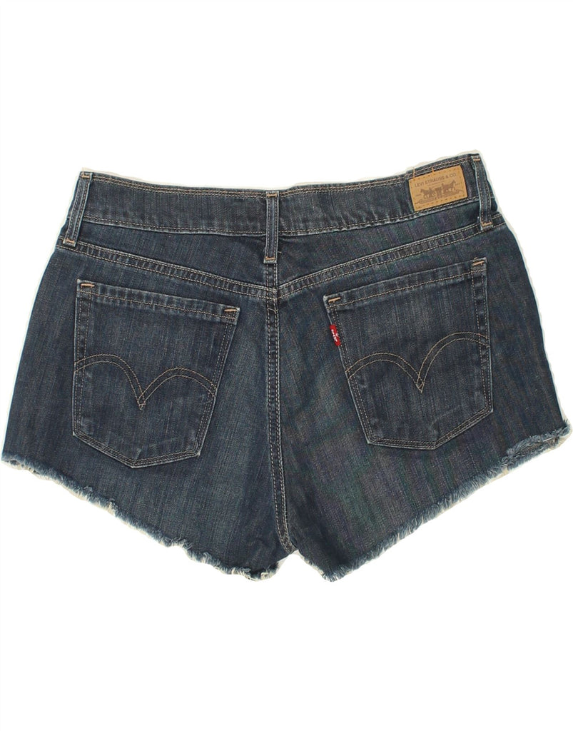 LEVI'S Womens Denim Shorts US 10 Large W30 Blue Cotton | Vintage Levi's | Thrift | Second-Hand Levi's | Used Clothing | Messina Hembry 