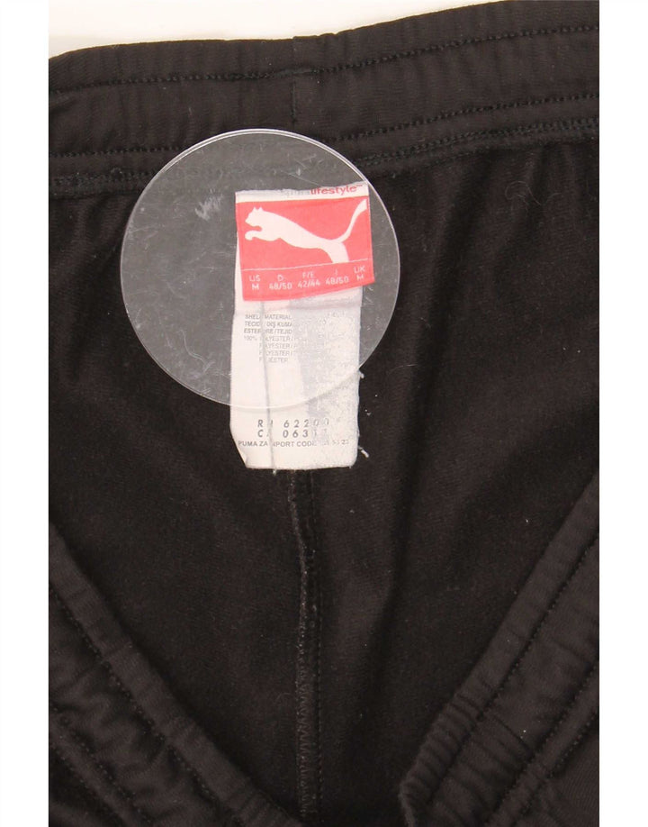 Puma Mens Tracksuit Trousers Joggers Medium Black Polyester