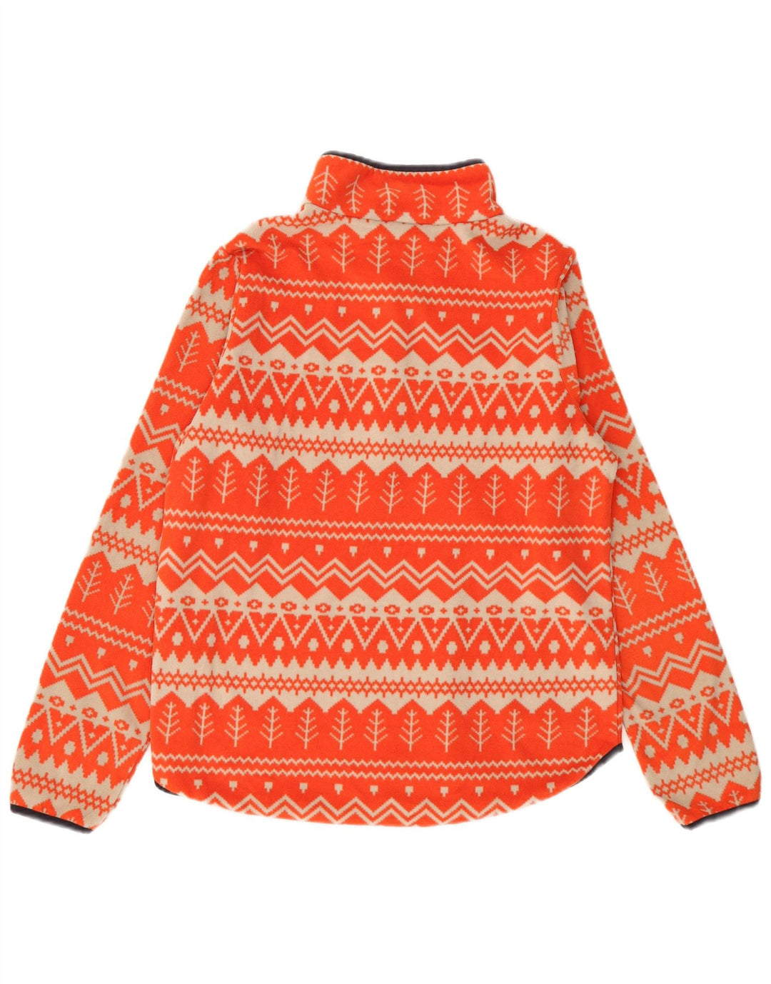 TCHIBO CERTIFIED MERCHANDISE Womens Fleece Jumper UK 14 Medium Orange
